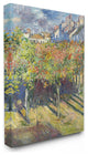 City Orchard Green Blue Classic Monet Painting, 16"x20"