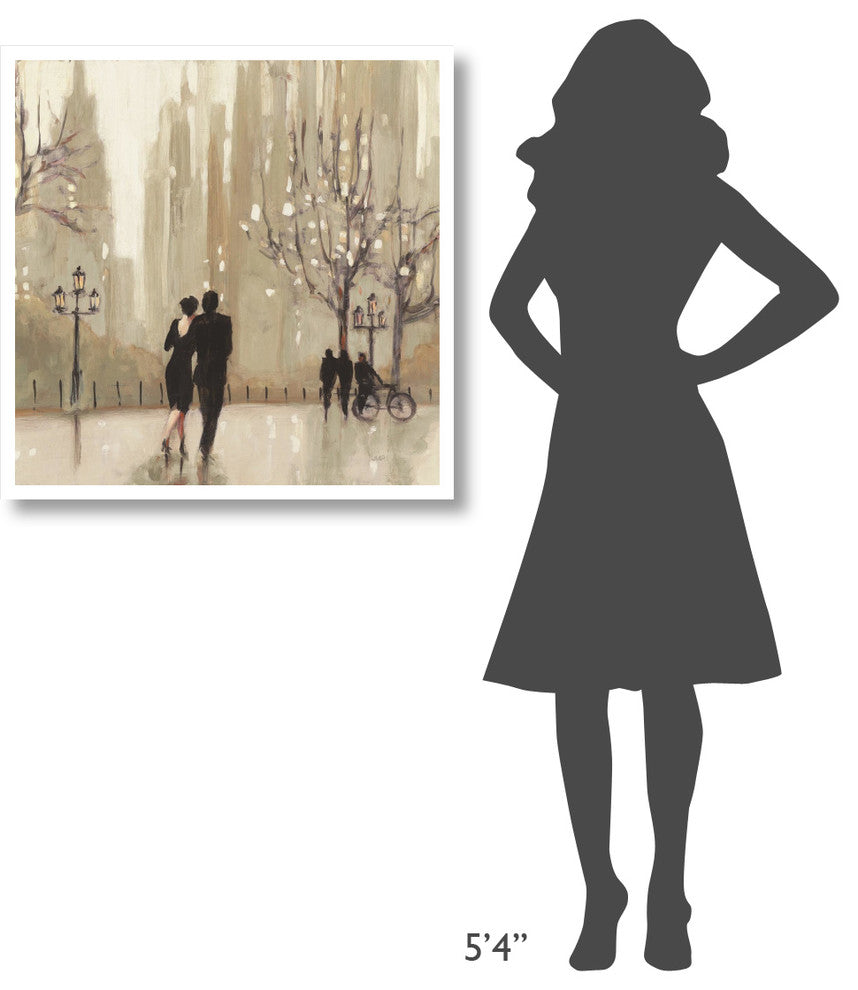 "An Evening Out Neutral Crop" Digital Paper Print by Julia Purinton, 32"x32"