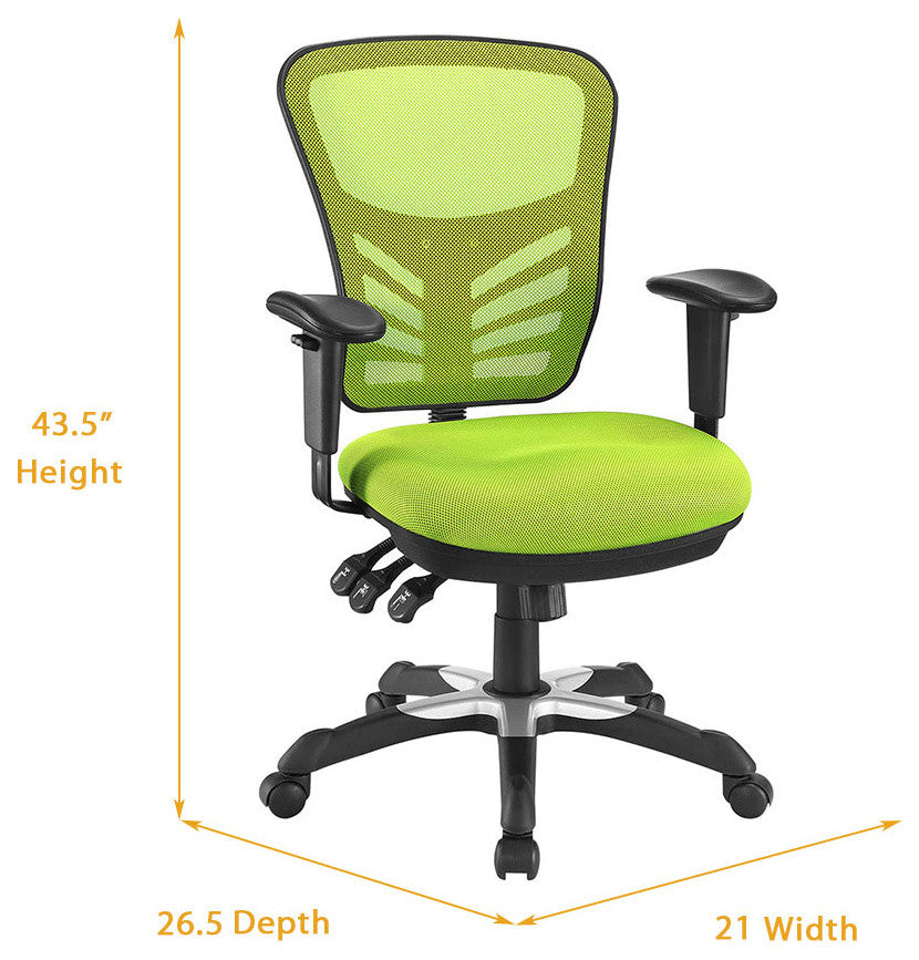 Cool Office Desk Chair, "Summit", Green