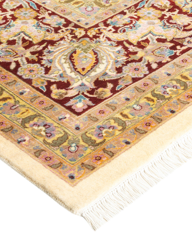 Mogul, One-of-a-Kind Hand-Knotted Area Rug Ivory, 9' 3" x 12' 1"