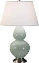 Double Gourd Table Lamp, Celadon