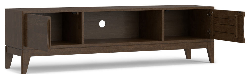 Harper SOLID HARDWOOD 72 inch Low TV Media Stand For TVs up to 80 inches
