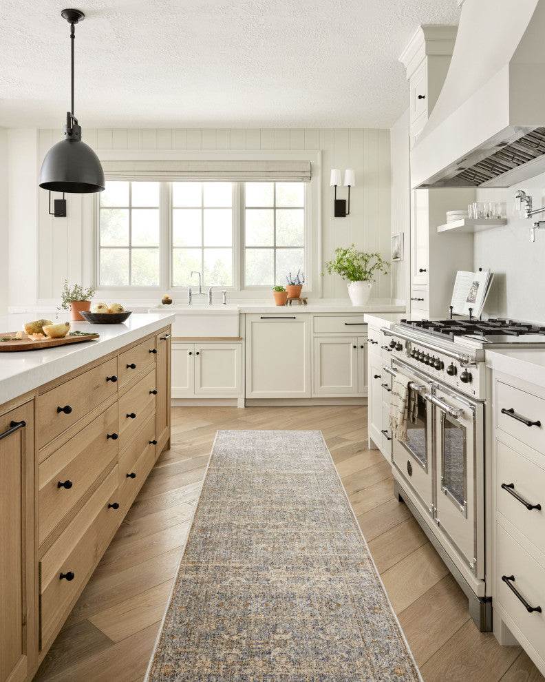 Angela Rose x Loloi Blake Ocean / Mocha 2'-7" x 10'-0" Runner Rug