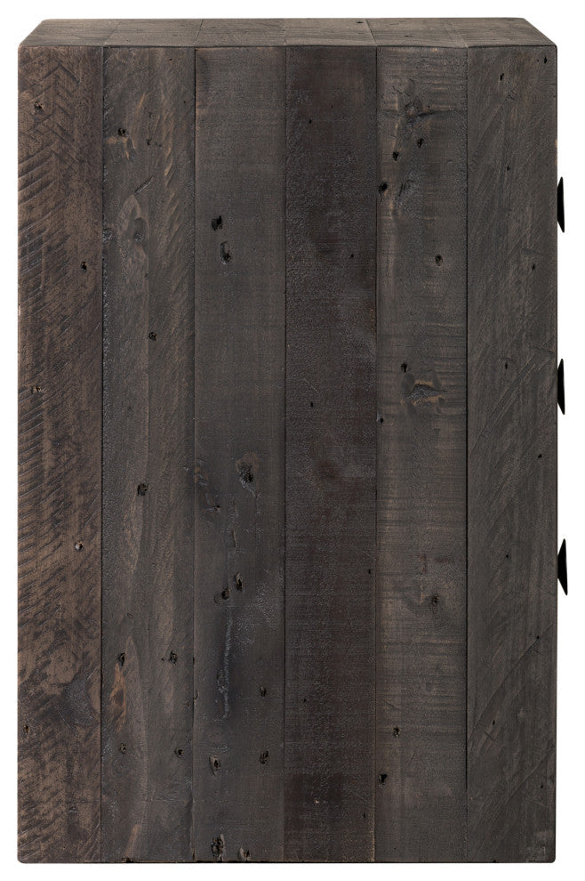 Industrial Vintage Nightstand Grey - Grey