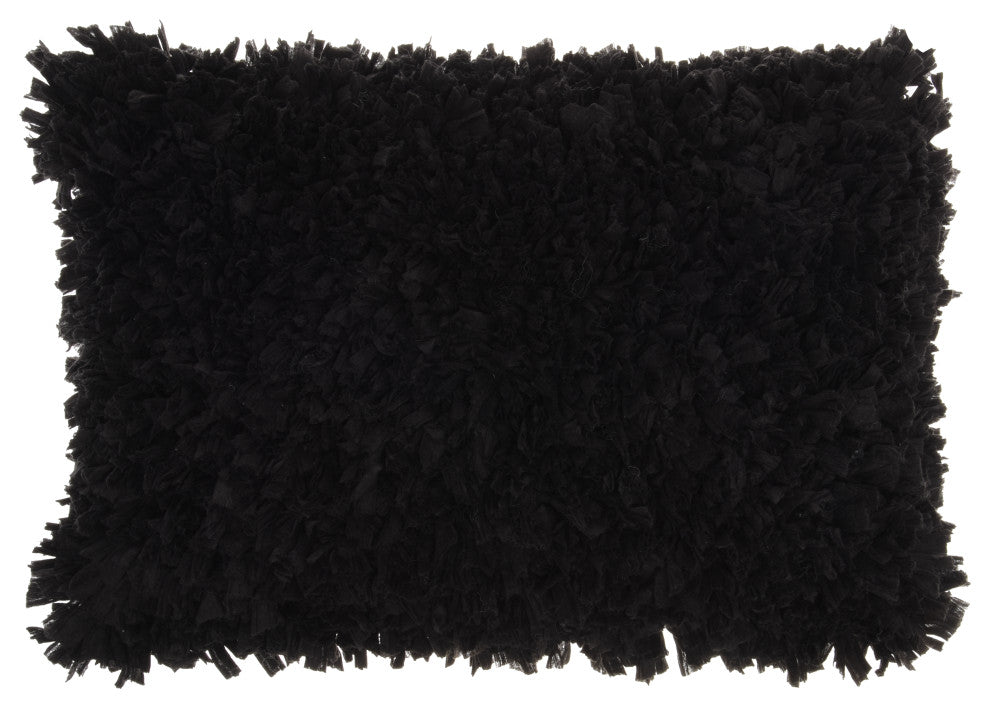 Mina Victory DL660 Throw Pillow, Black, 14"x20"