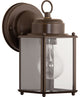 1-Light Wall Lantern, Antique Bronze