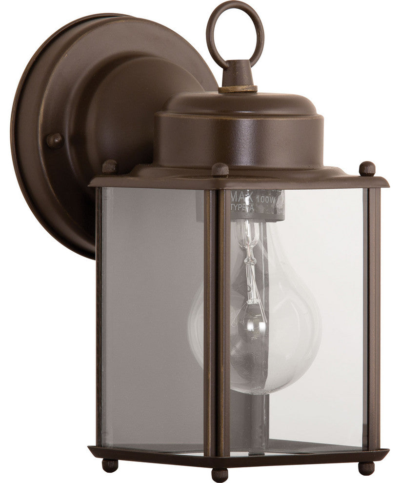 1-Light Wall Lantern, Antique Bronze