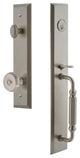 Fifth Avenue 1-Piece Dummy Handleset, F Grip and Bouton, Satin Nickel, 849356