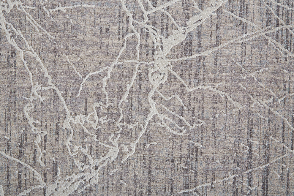 Weave & Wander Inger Marble Rug, Beige/Ivory, 5' x 8' Rug