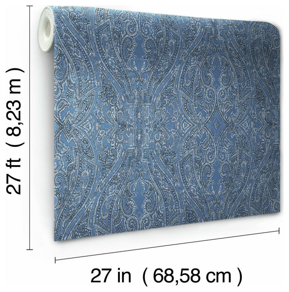 Ascot Damask Wallpaper
