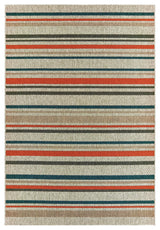 Oriental Weavers Latitude Grey/ Blue Geometric Indoor/Outdoor Rug 7'10"X10'