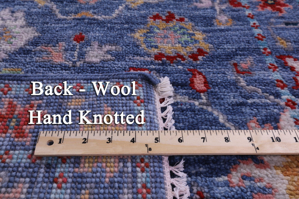 2' 7" X 12' 0" Turkish Oushak Handmade Wool Runner Rug - Q14989