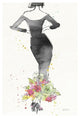 "Floral Fashion I v2" Digital Paper Print by Anne Tavoletti, 42"x62"