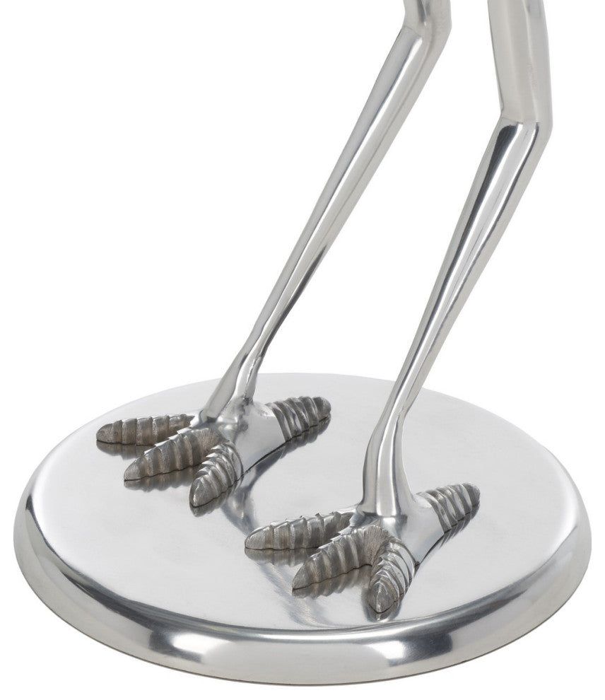 Safavieh Birbiglia Bird Base Accent Table, Silver/Glass