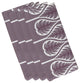 Fern 1, Floral Print Napkin, Lavender, Set of 4