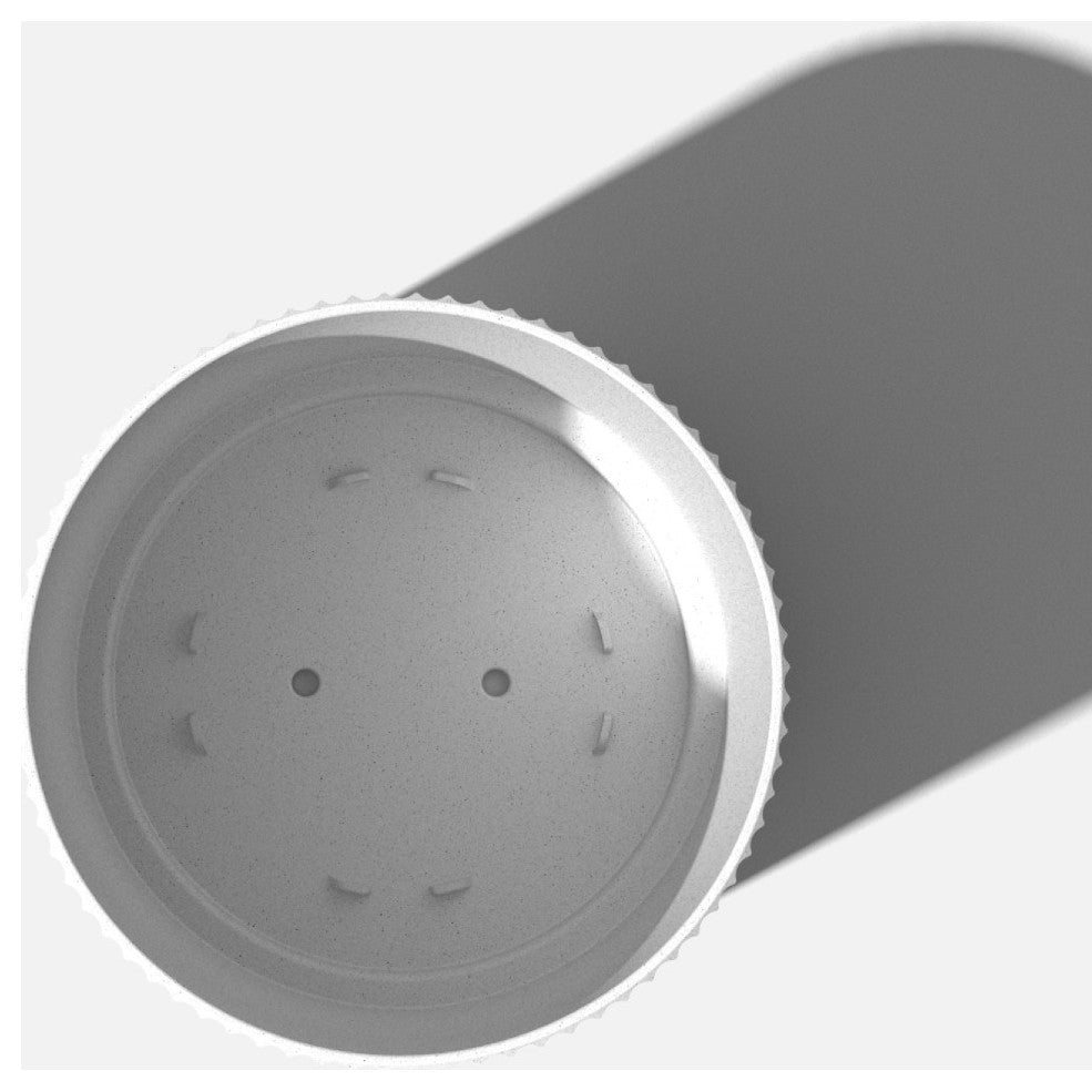 Veradek Demi Series Planter, White, 20", 1 Pack