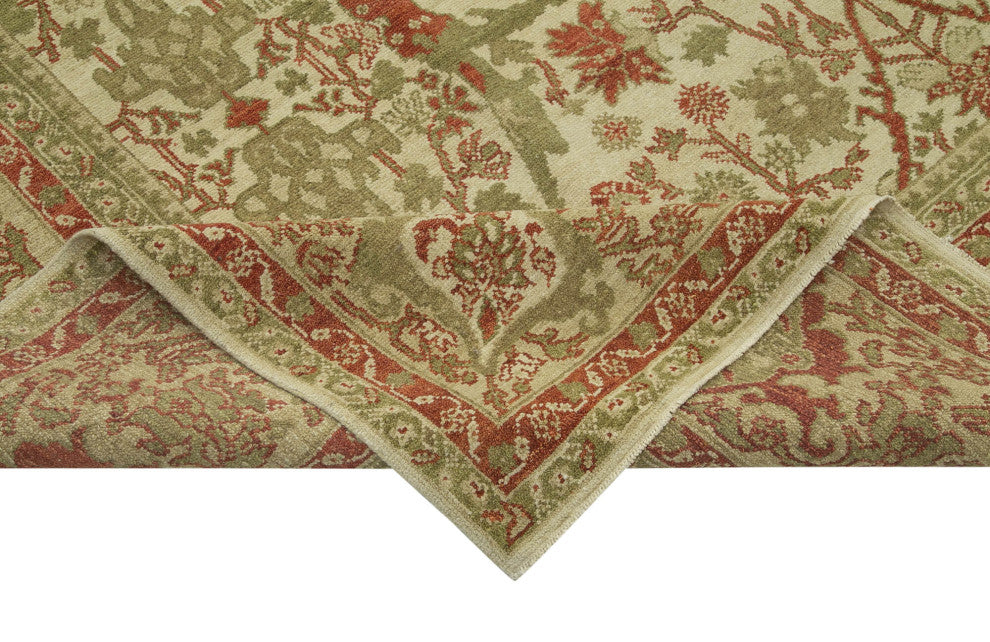 Rug N Carpet - Handwoven Oriental 11' 9" x 18' 4" Large Oushak Area Rug