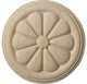 2 3/4"W x 2 3/4"H x 1/4"P Reese Rosette, Alder
