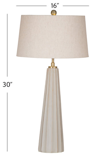 Wythe Table Lamp - Beige Cement