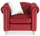 Raisa Chair, Burgundy