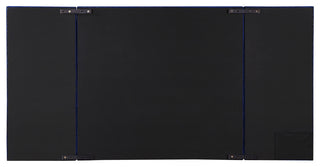 ACME Damazy Queen Bed in Blue Velvet