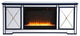 Elegant MF60160BL-F2 Modern 60" Mirrored Tv Stand
