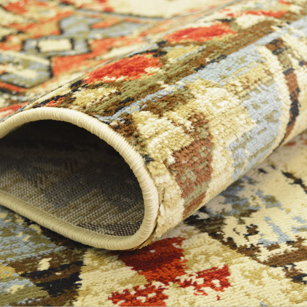 American Destination Tucson Multi Lodge Area Rug, 2'3"x7'7"