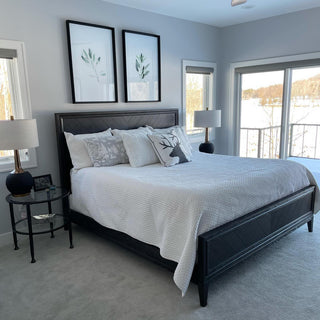 Sage Herb Watercolor Print Green White Wall Art Framed Farmhouse, 3-Piece Set