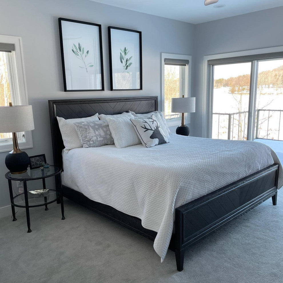 Sage Herb Watercolor Print Green White Wall Art Framed Farmhouse, 3-Piece Set