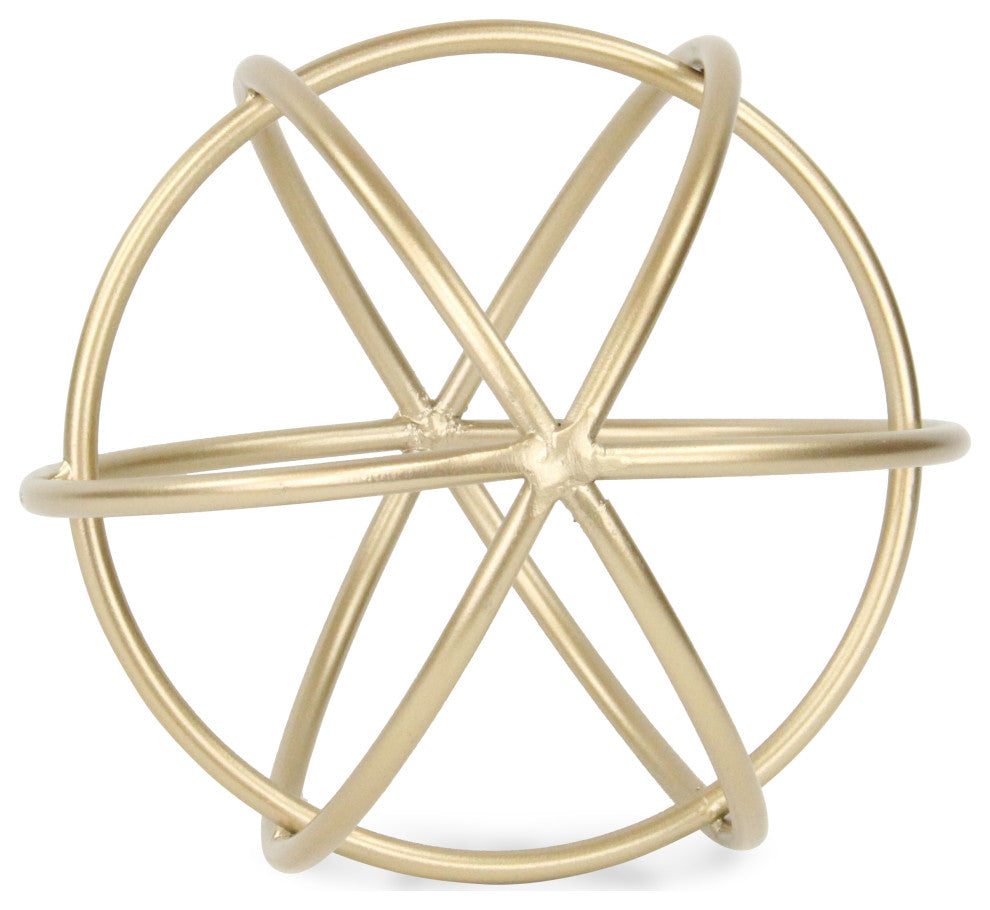 Circular Orb Decor, Gold