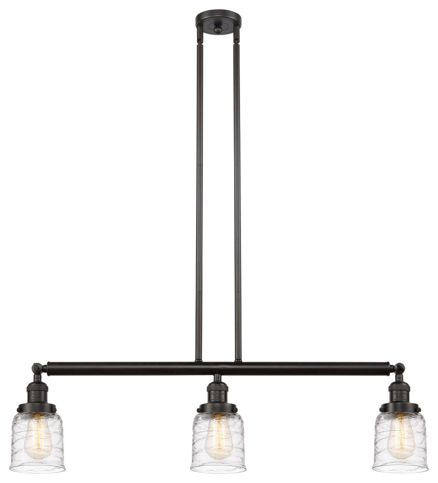 INNOVATIONS 213-OB-G513-LED 3-Light Island Light Oil Rubbed Bronze