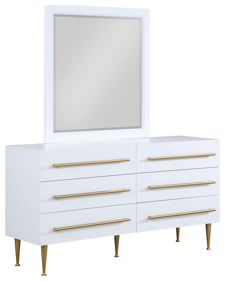 Marisol Dresser, Rich White Finish