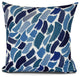 Wenstry, Geometric Print Pillow, Blue, 20" x 20"