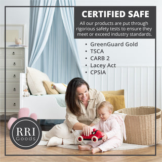 RRI Goods Ladderback Kids Wooden Chair Set of 2, 8"