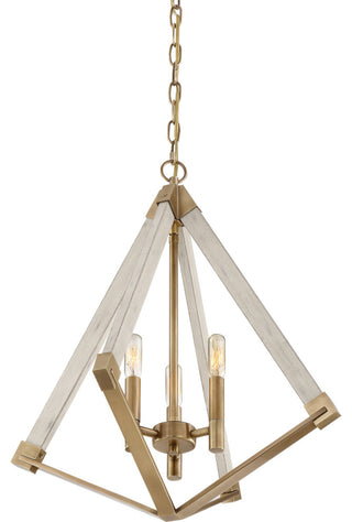 Quoizel VP5203 View Point 3 Light 19-1/4"W Chandelier - Weathered Brass