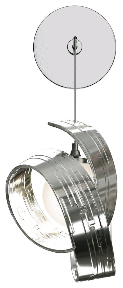 Riza Low Voltage Sconce Sterling Opal Glass