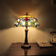 CHLOE Lighting August Tiffany Dark Bronze 2-Light Victorian Table Lamp