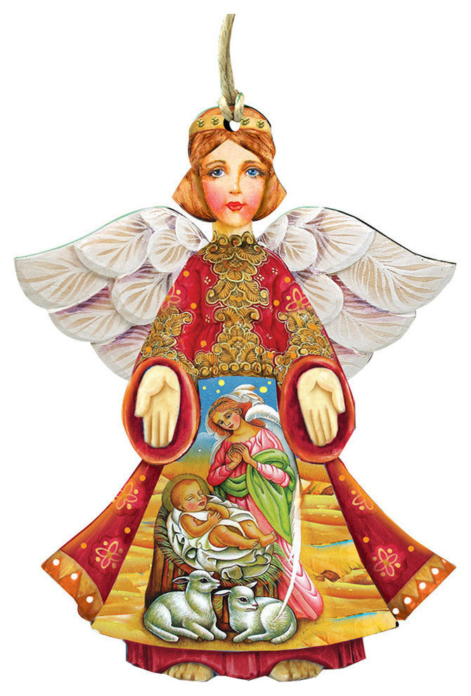 Blessing Angel Scenic, Decorative Ornament