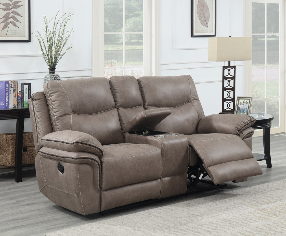 Isabella Console Loveseat, Sand