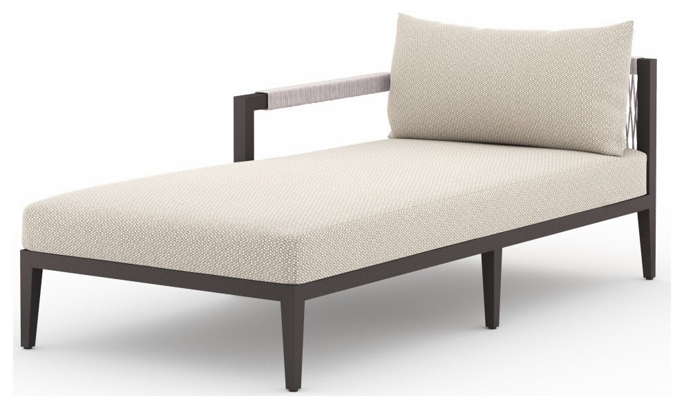 Sherwood Outdoor Laf Chaise Pc-Brnz/Sand