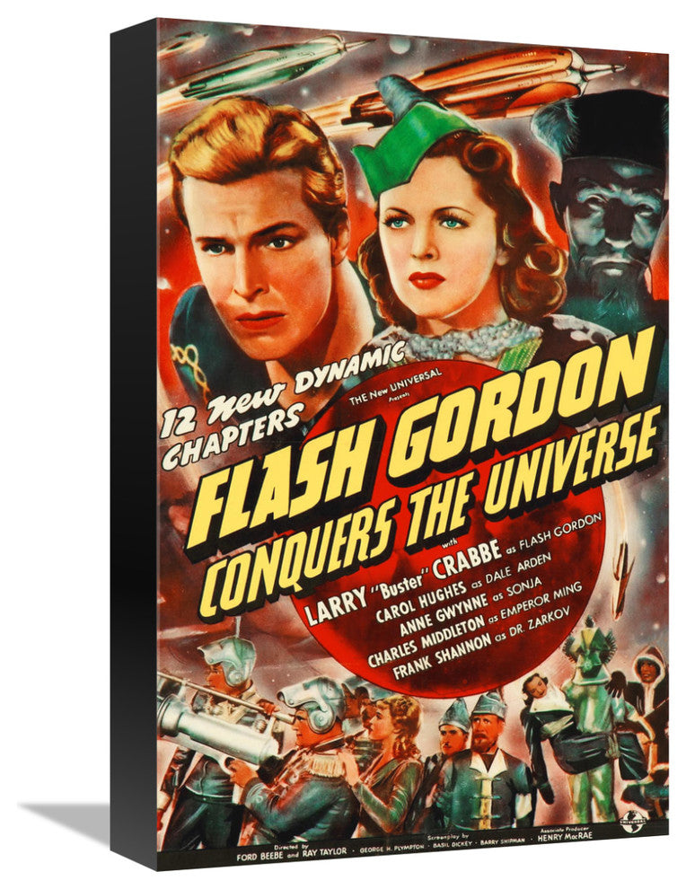 "Flash Gordon Conquers the Universe" Canvas by Hollywood Photo Archive, 10x16"