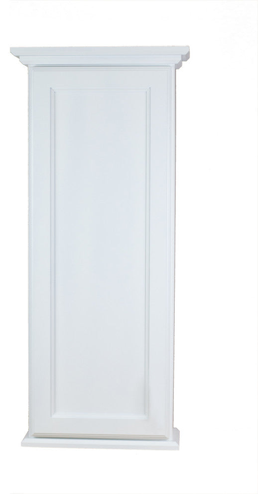 Lexington On the Wall White Cabinet 49.5h x 15.5w x 3.25d