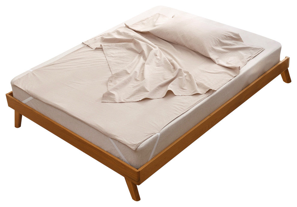 Travelux Hotel Camping Airbed Travel Sheet Set, Carrying Bag, Khaki, Twin