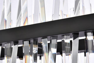 Modern Black 20-Light Chandelier