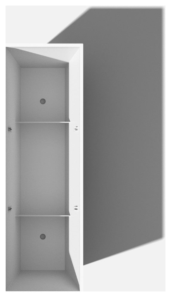 Midori Trough Planter, White, 31 Inch, 2 Pack