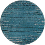 Unique Loom Oasis Calm Area Rug, Blue, 4' 0 X 4' 0 Round