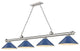 Zlite 2306-4BN-MNB 4-Light Billiard, Navy Blue