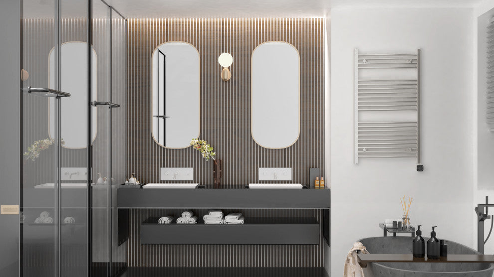 HEATGENE Smart Towel Warmer With Timer and Temperature Control, Brush