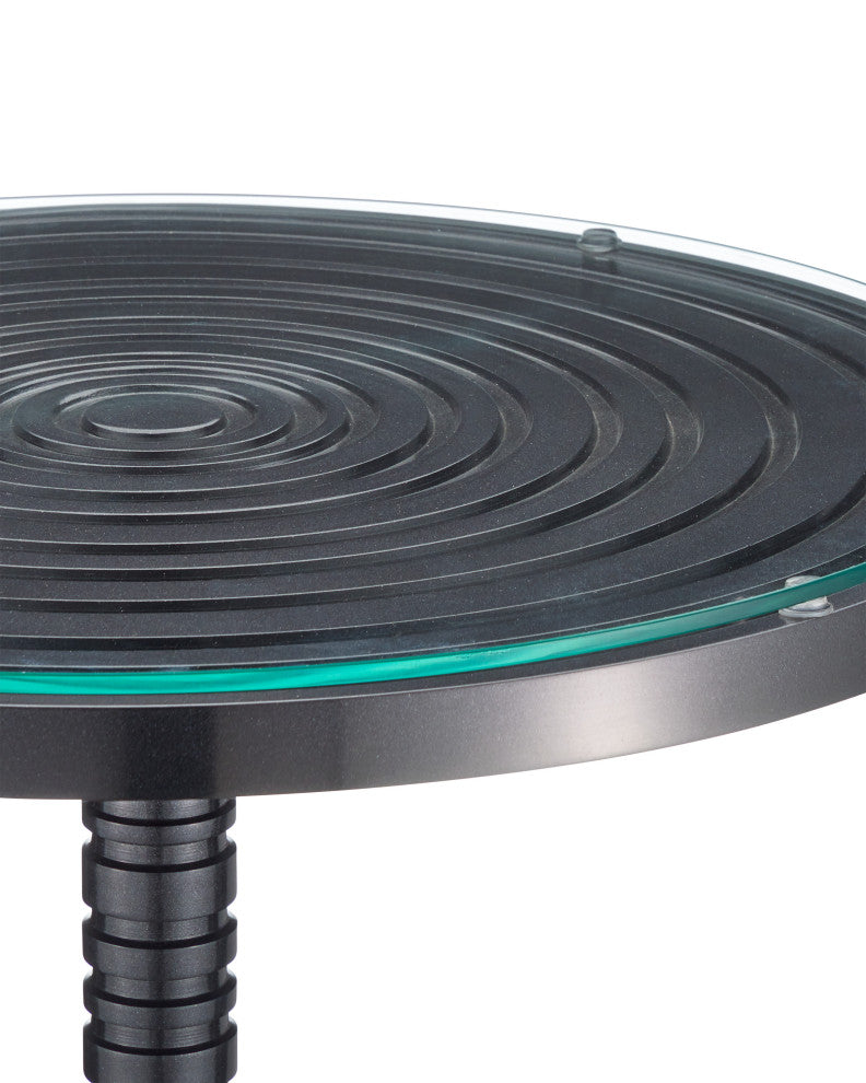 Erno Black Accent Table