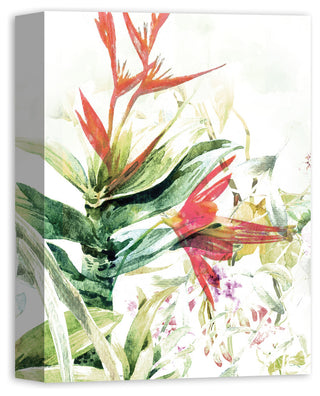 Tropical Florals 12x16 Canvas Wall Art